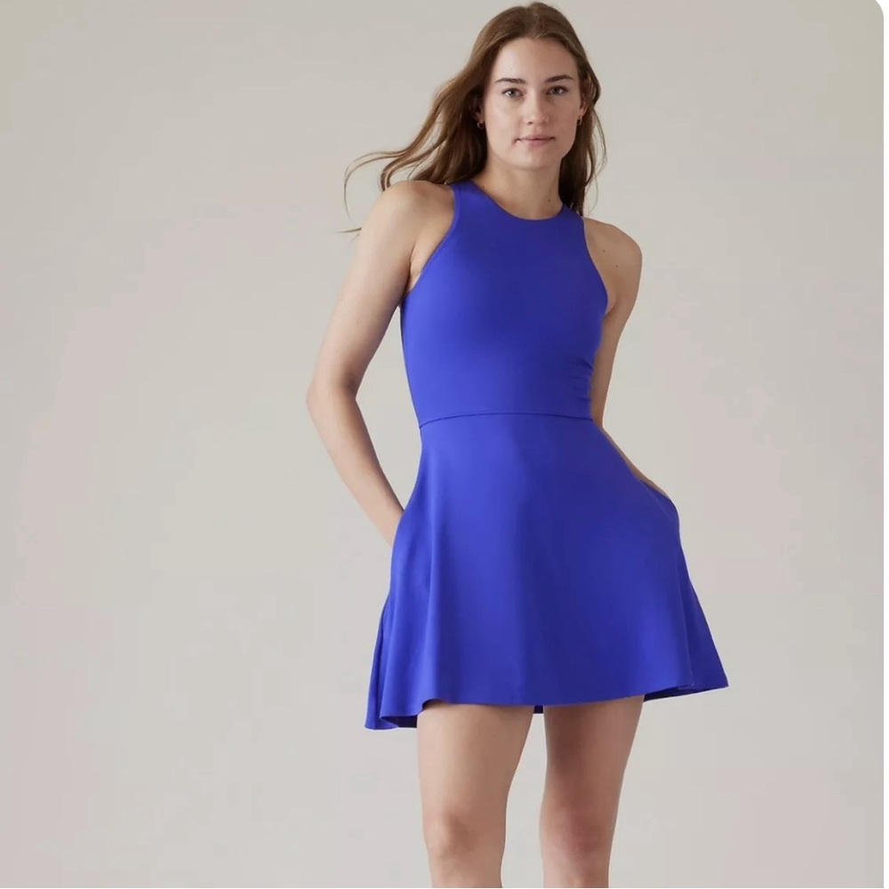 ATHLETA Conscious Dress SZ XXS Color: Lazurite Blue New With Tags